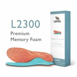 NEW AETREX men's premium memory foam orthotics in foam